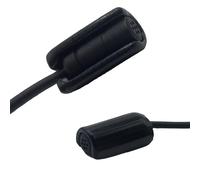 URSA Straps URSA MiniMount Slim, discret et fabriqué à partir de plastique durci, fini à la main pour plus de douceur, comprend 5 autocollants hypoallergéniques MiniMount (noir, Sony ECM-V1)