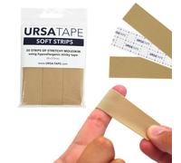URSA Tape Lot de 30 bandes de tissu Moleskin extensibles, ruban de mode résistant sans résidus et ruban adhésif pour le tissu, les chaussures, la peau et plus encore. 8x2,5cm