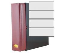 Ursae Minoris Estate Library Album extensible pour 200 billets modernes des États-Unis, du Canada, du Mexique et du monde plus petit, photos, tickets d'événements jusqu'à 17,8 x 5,1 cm - Bordeaux