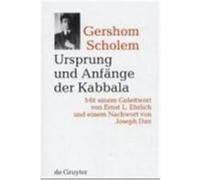 Ursprung Und Anfange Der Kabbala, Studia Judaica Gershom Scholem (Auteur)