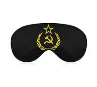 URSS communisme icône sommeil masque pour les yeux mignon bandeau yeux couvre la visière pour femmes hommes cadeaux