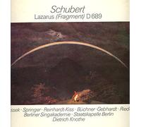 Ursula Reinhardt-Kiss - E.Büchner - Schubert: Lazarus (Fragment) D 689 Vinyl