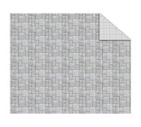 Ursus 11404608F - Carton photo pour modélisme et maisons en papier - Pavés - Format A4-300 g/m² - 10 feuilles de papier de bricolage imprimé des deux côtés - Carton à motif en cellulose fraîche pour