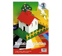 Ursus 12110099 - Chevalet, env. 23 x 33 cm, épaisseur 2,2 mm, 10 Plaques Flottantes en 10 Couleurs Assorties