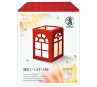 Ursus 147 00 22 - Lanterne décorative Fenêtre, rouge rubis
