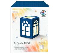 Ursus 147 00 33 - Lanterne décorative Fenêtre, bleu moyen