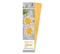 Ursus 16160000 Stella Tendrils Étoile de Noël Jaune 110 g env. 7 x 30 cm, 33 feuilles, finition dorée, avec instructions de pliage (français non garanti)