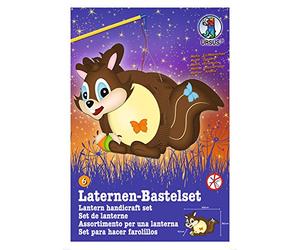 Ursus 18710006 Easy Line Kit de Bricolage pour Lanterne Motif écureuil Env. 21,8 x 21 x 10,3 cm avec Instructions étape par étape Idéal pour la Prochaine Lanterne