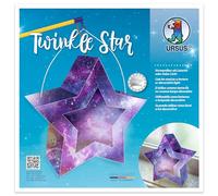 Ursus 18770007 - Twinkle Star Galaxie Kit de Bricolage pour Une étoile Qui Peut être utilisée comme Lanterne ou lumière décorative, idéal pour Saint Martin, déménagement de lampion ou comme