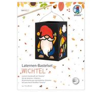 Ursus 1891 00 99 - Kit de bricolage lanterne "Lutin", env. 20 x 14 cm, 300 g/m², instructions de bricolage incluses, pour fabriquer des lanternes, kit de bricolage DIY pour défilé aux lampions