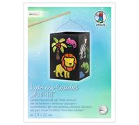 Ursus 1893 00 99 - Kit de bricolage pour lanternes Animaux sauvages | 10 feuilles de papier calque en 10 couleurs différentes, d’environ 14 x 14 x 20 cm, avec carton photo noir 300 g/m²