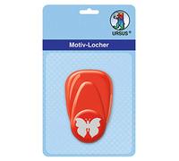 Ursus 19470046 Perforatrice à levier Motif petit papillon Rouge env. 16 mm