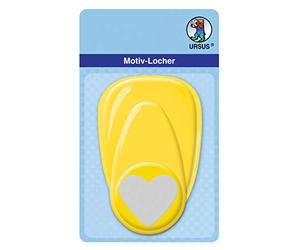 Ursus 19490001 Perforatrice avec levier Grand cœur Env. 38,1 mm - Jaune