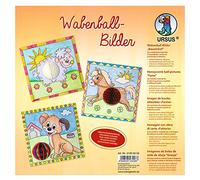 Ursus 21300002 Lot de 6 Feuilles de Carton Photo en nid d'abeille avec Motifs Mignons à colorier 300 g/m² 22,5 x 22,5 cm 7 cm, Blanc