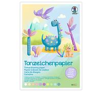 Ursus 2164099 - Papier à dessin en argile Pastel dans DIN A3, 130g/qm, 20 feuilles en 10 couleurs, coloré dans la masse, en cellulose fraîche, résistant à la lumière, pour les travaux manuels créatifs