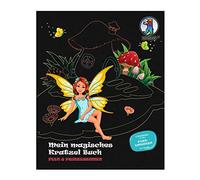URSUS 24530001F Mon livre magique à gratter fée et princesses Motif fée et princesses 21 x 26 cm, Coloré