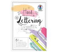 Ursus 2499 46 99 - Papier pour lettrage à la main « Structure », 54 feuilles, format A4, 220 g/m², 27 couleurs, papier de bricolage pour personnaliser, bricolage et décoration
