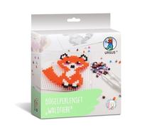 Ursus 3941 00 04 - Set de Perles à Repasser Animaux de la forêt, 2000 Perles, 5-10 Motifs, Set de Bricolage DIY à enficher, créer des Images de Perles & Les Faire soi-même