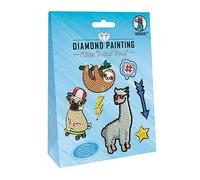 Ursus 43500005 Diamond Painting Animal Lot de 2 planches d'autocollants avec strass étincelants Motif animal de compagnie Avec instructions (français non garanti)