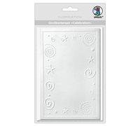 Ursus 55750004-Set vœux Celebration Spirales, 5 enveloppes, Blanc, env. 12,5 x 18 cm, pour la création de Cartes personnalisées, Paper, Multicoloured, various