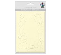 Ursus 55760011-Set vœux Celebration Ballons, 5 enveloppes, crème, env. 12,5 x 18 cm, pour la création de Cartes personnalisées, Paper, Multicoloured, various