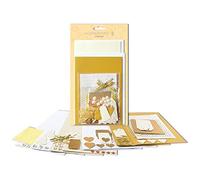 Ursus 56100005-Set vœux Greetings Gold, 2 x 2 formats enveloppes, 100 Autocollants, pour la création de Cartes Individuelles, Paper, Multicoloured, various