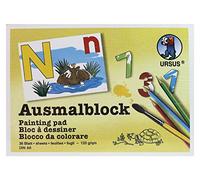 Ursus 6410099 Bloc de coloriage 36 Feuilles 15 x 10,5 cm