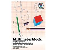 Ursus 7054600 - Millimètres Bloc A4, 80 g/m², 25 Feuilles