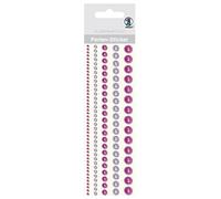 Ursus 75010005 Lot de 5 perles autocollantes pour bordures rondes Violet