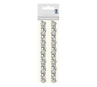 URSUS 75040001 Lot de 2 stickers fantaisie en strass pour décoration de cartes de vœux, scrapbooking, etc. Multicolore Taille unique