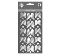 Ursus 75080007 Miroir Ailes d'ange en verre acrylique autocollant de différentes tailles Idéal pour scrapbooking, fabrication de cartes et décoration