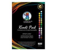 URSUS 7700000 Bloc de papier photo pour anniversaire de mariage avec 130 feuilles de papier cartonné 300 g/m² Env. 23 x 33 cm, Coloré