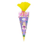 Ursus 9870013 Kit de loisirs créatifs Easy Line Sac de sucre hexagonal 68 cm de haut et 20 cm de large pour bricoler soi-même soi-même en carton ondulé 3D prédécoupé 260 g/m² pour la rentrée des classes.