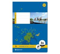 Ursus Basic 040416333 Cahier LIN3R A4 16 feuilles 80g/qm 21 double-lignes avec marge