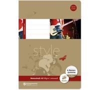 Ursus Basic 040516014 Livre de musique - A5, 16 feuilles, 80 g/m², 6 portées