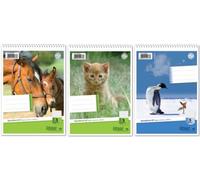 Ursus Basic 040540005 Cahier à spirales LIN5 A5 40 feuilles 70g/m² 5mm quadrillé