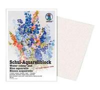 Ursus - Scolaire Bloc de Papier Aquarelle, 150 g/m², 10 Feuilles Blanc