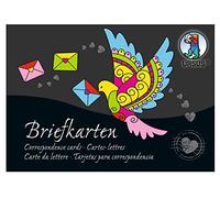 Ursus- Bloc de Cartes à Lettre 220 g/m², DIN A6, 84 Feuilles Assorties en 28 Couleurs, 90200099SE, coloré