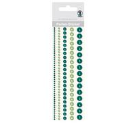 Ursus- Bordure de Perles Autocollantes Rondes, Vertes, 75010007