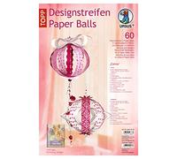 Ursus Celine Design Papier 60 Bandes et Accessoires pour 8 Boules Décoratives, Celine1, Nicht zutreffend