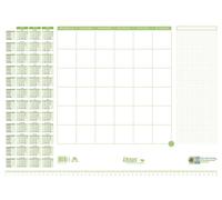 Ursus® Green 036447000 Sous-main - 525 x 375 mm, papier recyclé, 30 feuilles