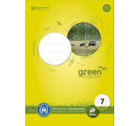 Ursus Green 040750007 Bloc scolaire LIN7 A4 50 feuilles 70g/qm 7mm quadrillé