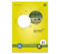 Ursus Green 040750021 Bloc scolaire LIN21 A4 50 feuilles 70g/qm 9mm ligné