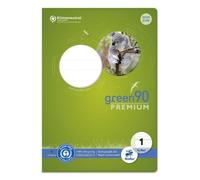 Ursus Green 040780001 Heft - LIN1, A5, 16 Blatt, 90 g/qm, 5/5/5 mm liniert