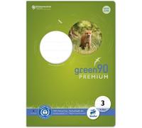 Ursus Green 040782003 Feuille - LIN3, A4, 16 Blatt, 90 g/qm, 21 Doppellinien