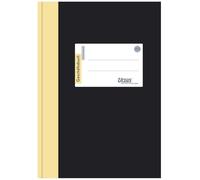 Ursus® Green 608361 Livre de comptes - A4, 144 feuilles, 80g/qm, quadrillé 5 mm