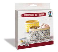 Ursus Kamihimo 74520004 - Ruban tressé Robuste Rouge foncé env. 15 mm x 15 m Ruban de Bricolage en Corde de Papier collée pour Le tressage, Le Bricolage du Japon