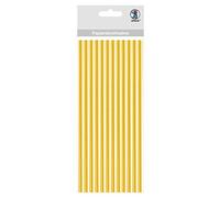Ursus- Lot de 24 pailles en Papier dorées, Environ 19,5 cm, 56850001, Or