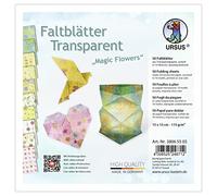 Ursus Magic Flower 38065505 Feuilles pliantes Transparent 115 g/m², coloré