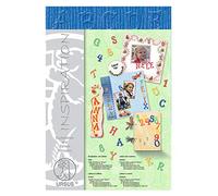 Ursus- Nein Lettres et Chiffres Stream, 3 Feuilles Environ 23 x 33 cm, Bleu Roi, 62550039